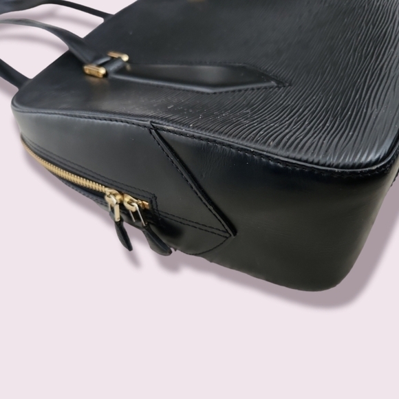 VINTAGE ashneil | black leather shoulder bag - Picture 6 of 10